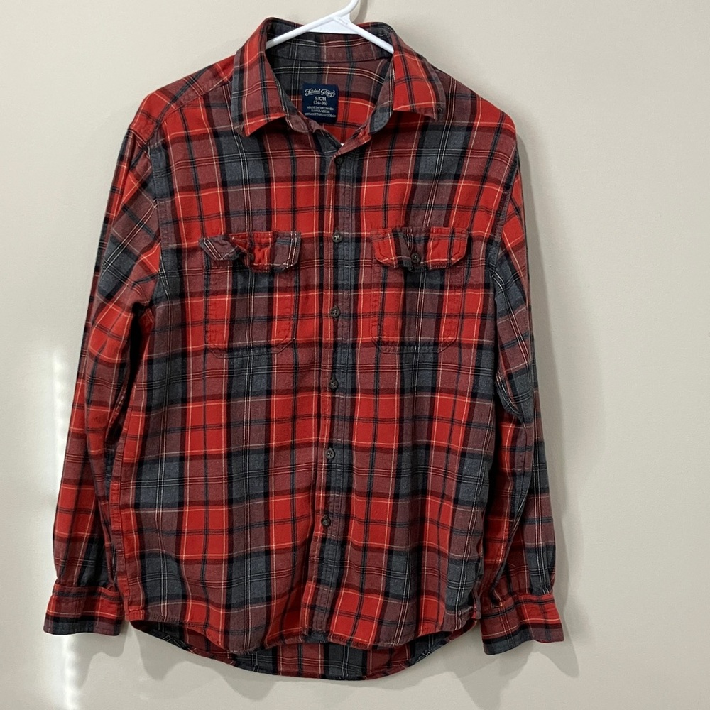 Plaid Casual Button Down Shirt